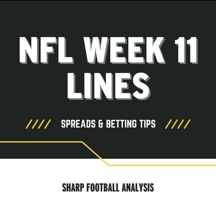 NFL lines week 11