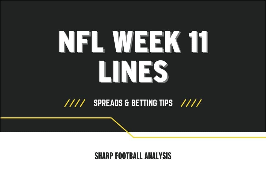 NFL lines week 11