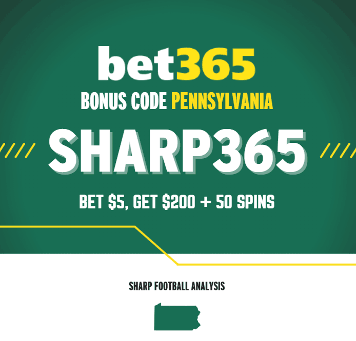 Bet365 bonus code pennsylvania: Bet $5, Get $200 + 50 Spins