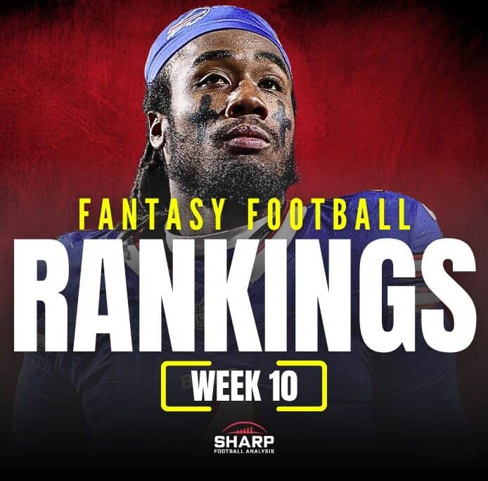 Week 10 Fantasy Rankings