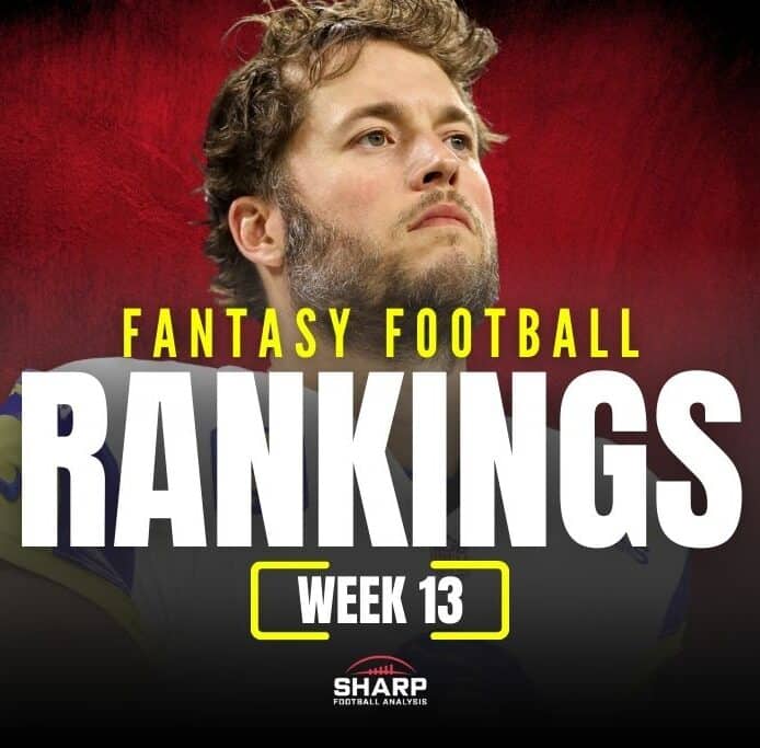 Week 13 Fantasy Football Rankings