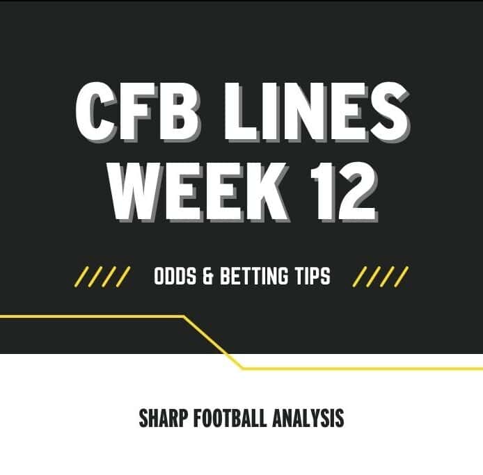 College football lines for week 12 games