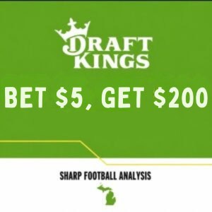 DraftKings bet 5 get 200
