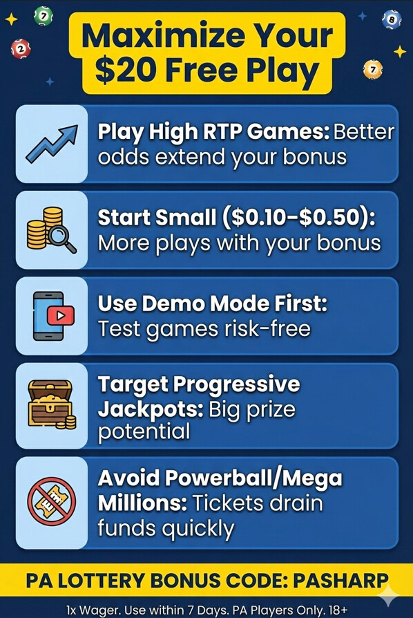 Use-PA-lottery-bonus-code-PASHARP-to-claim-bonuses