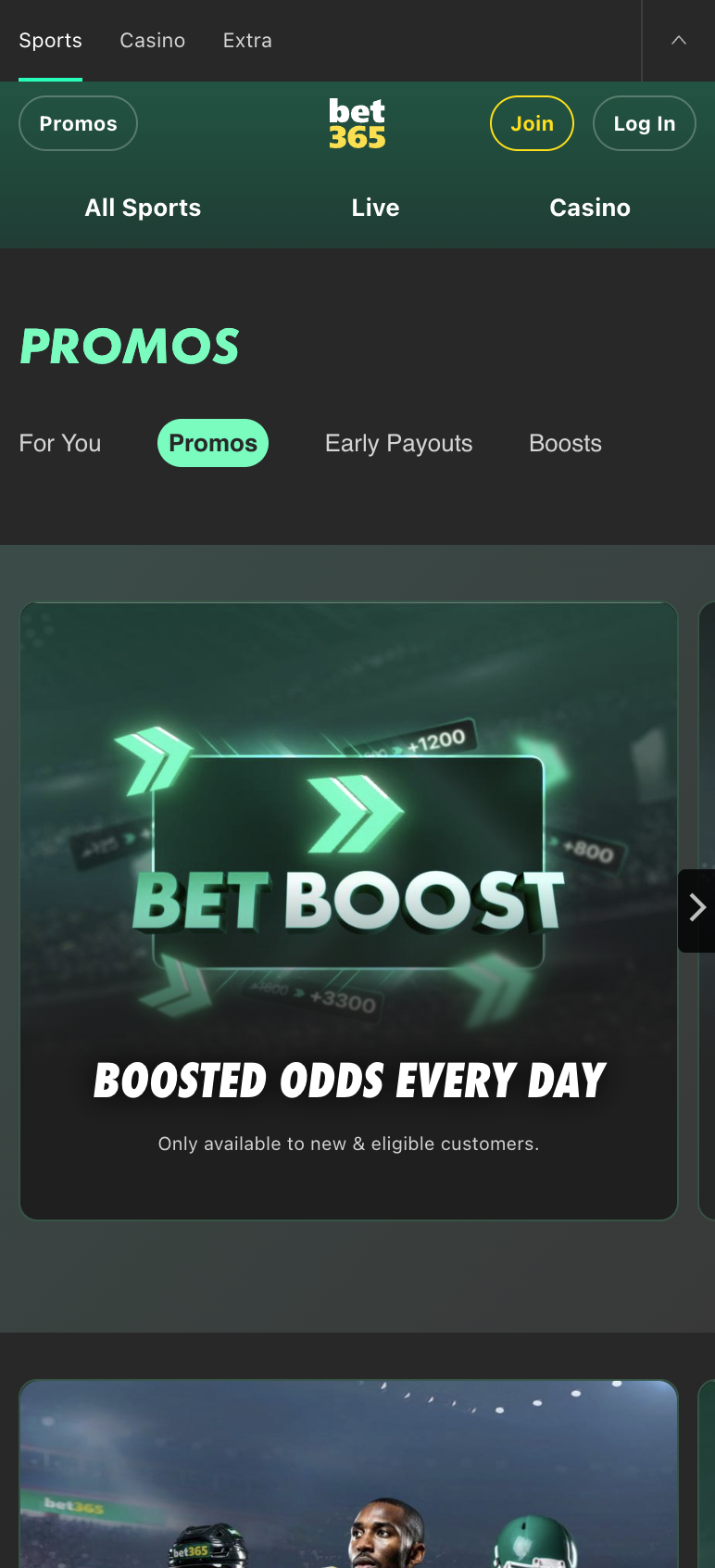 college football gambling apps & promos