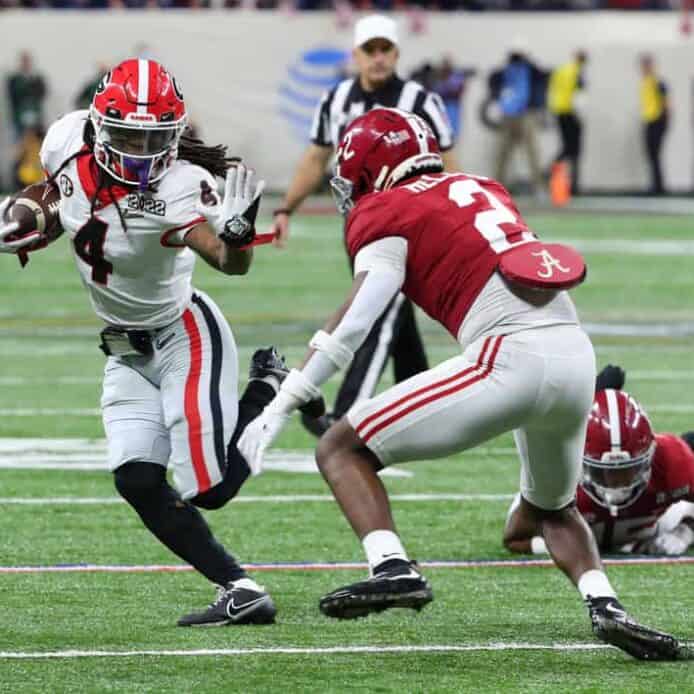 Alabama vs. Georgia SEC Championship game