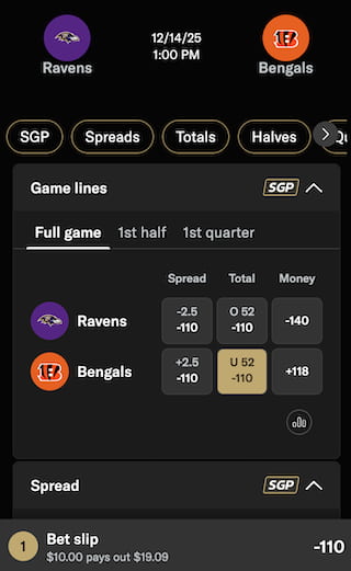 BetMGM Ohio example qualifying bet for the sign-up bonus