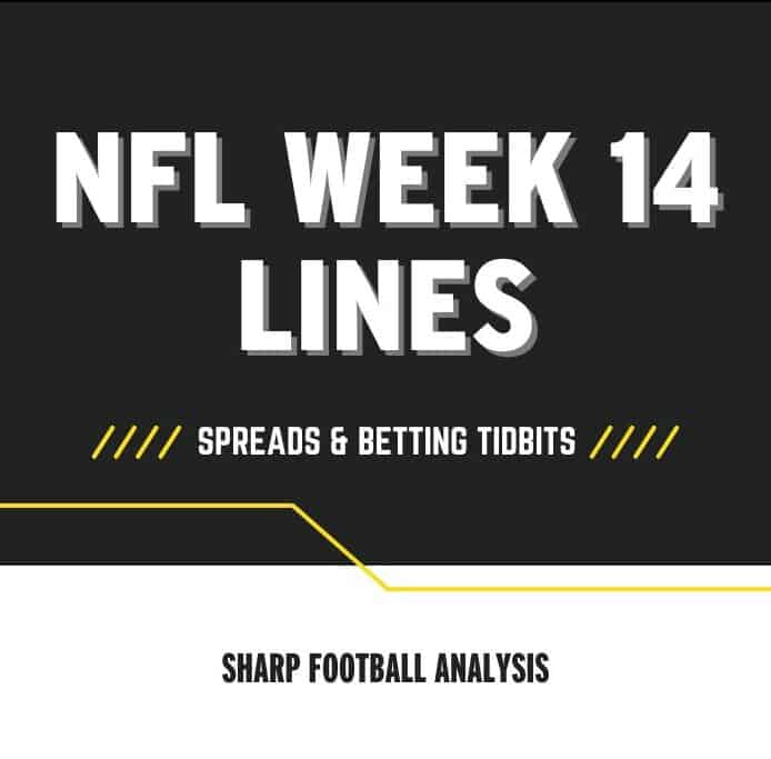 NFL Week 14 lines
