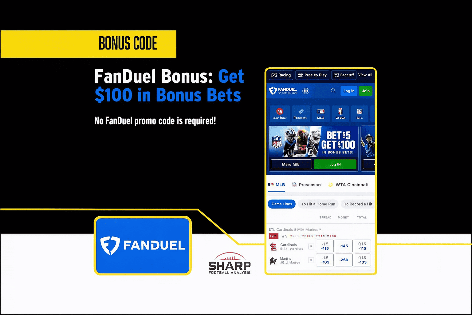 FanDuel $100 Bonus Promotion