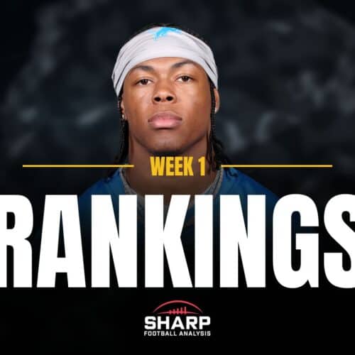 Fantasy rankings for Week 1 of the 2026 NFL season