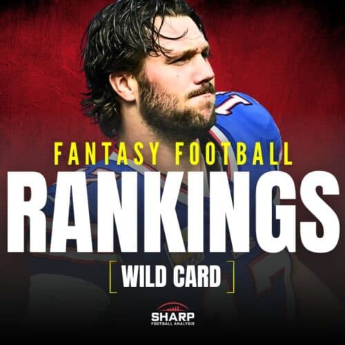 Wild Card Round Fantasy Rankings