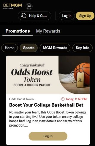 college basketball odds boost betmgm