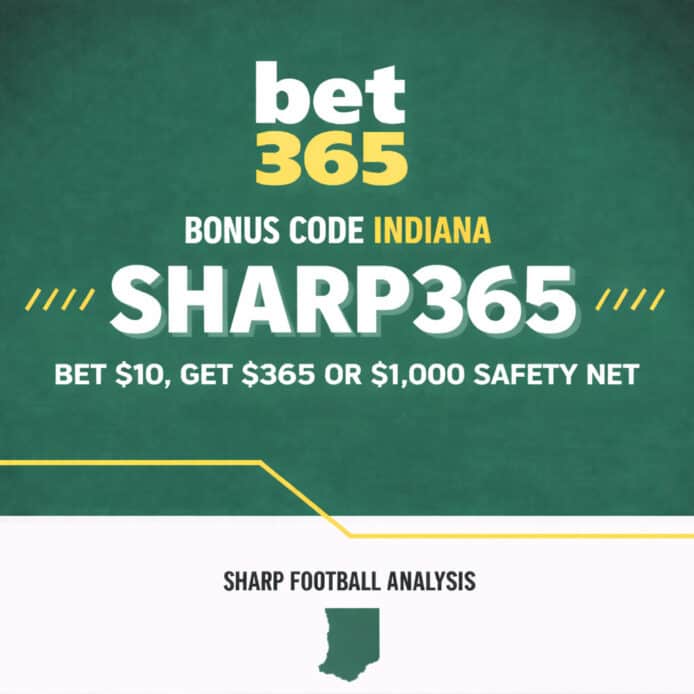 Bet365 promo Indiana bet 10 get 365 promo