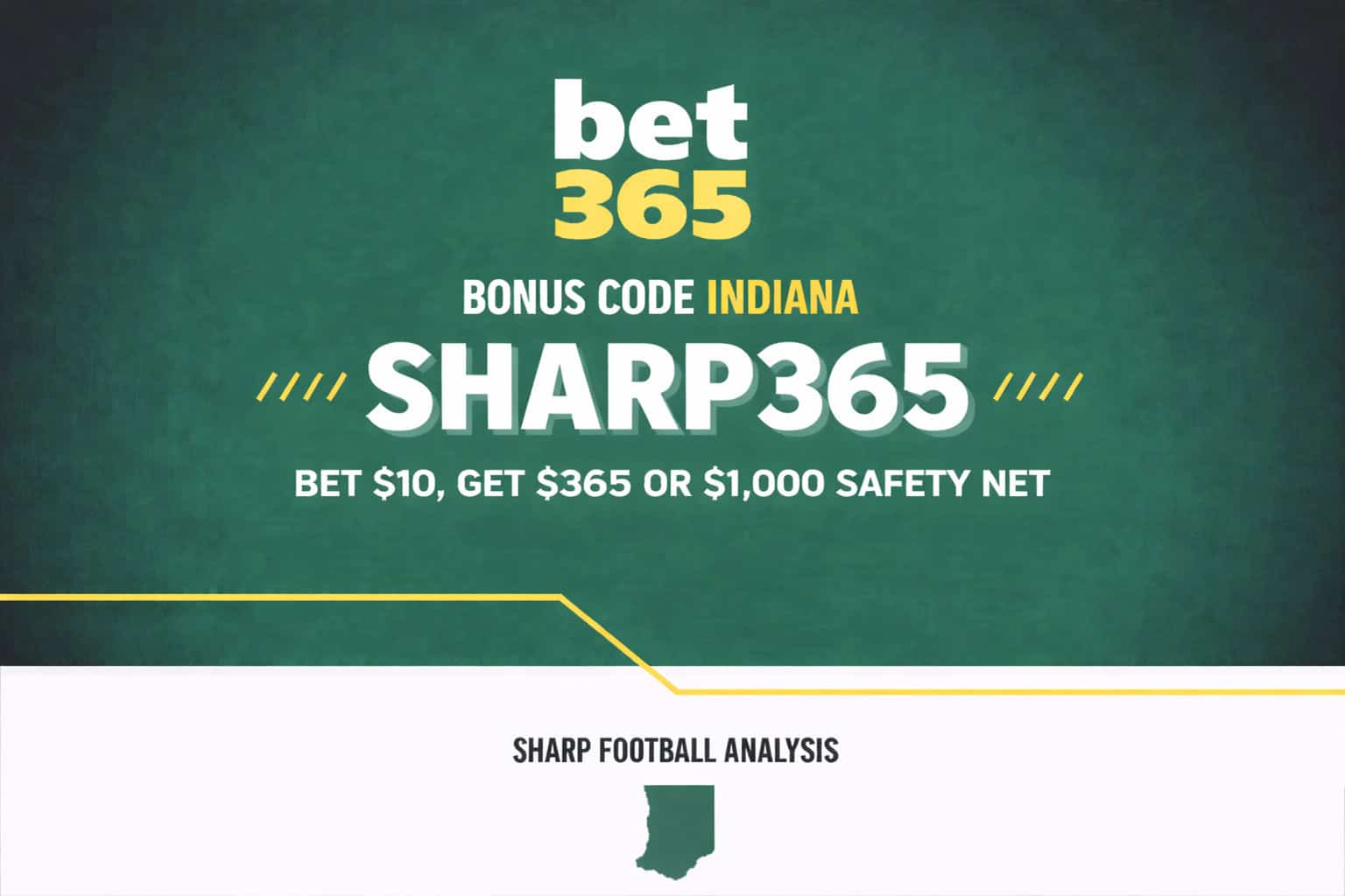 Bet365 promo Indiana bet 10 get 365 promo
