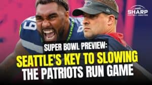 Patriots run offense Super Bowl 60