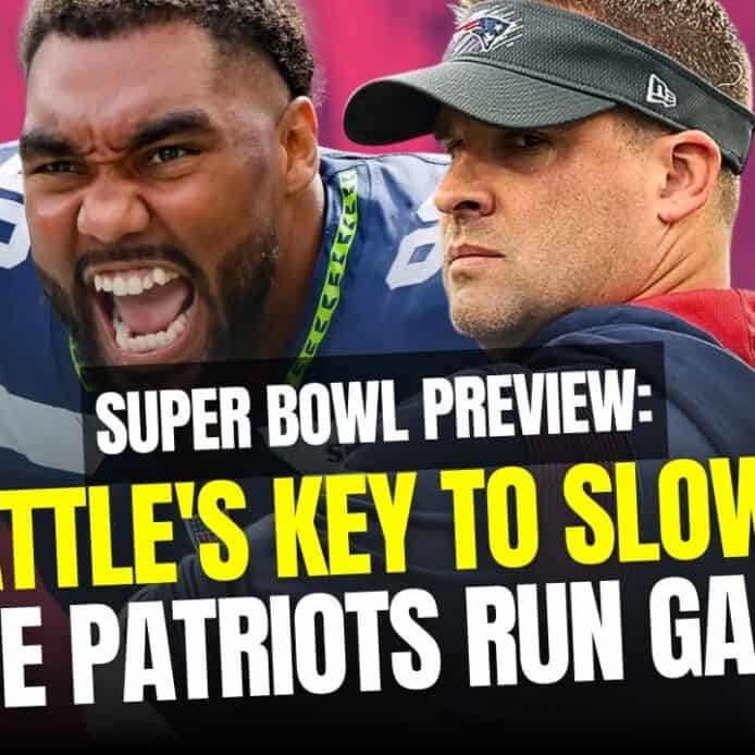 Patriots run offense Super Bowl 60