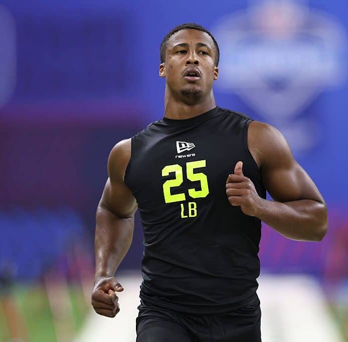 Sonny Styles runs a 40 at the NFL Combine