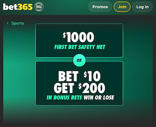 Bet365 sign up bonus