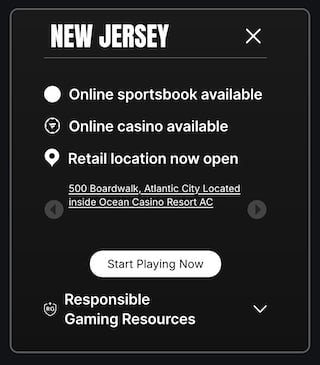 Fanatics Casino New Jersey