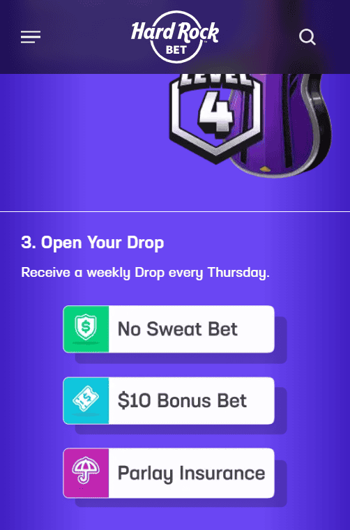 Hard Rock Bet no deposit bonus