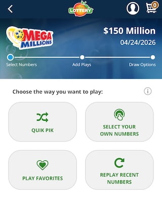 Mega Millions at the Georgia Lottery online