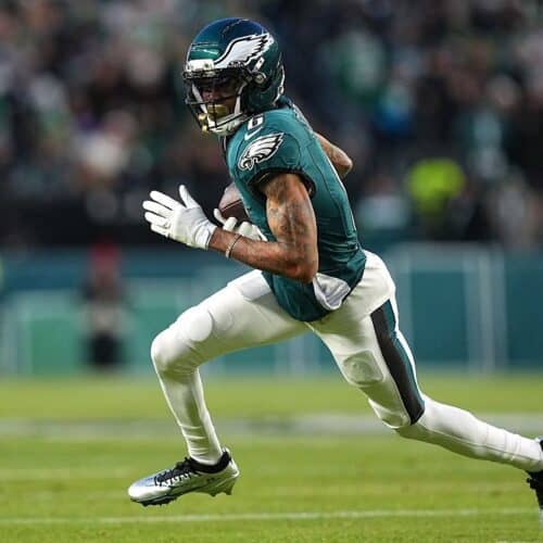 DeVonta Smith and the Eagles face a tough rest schedule in 2026
