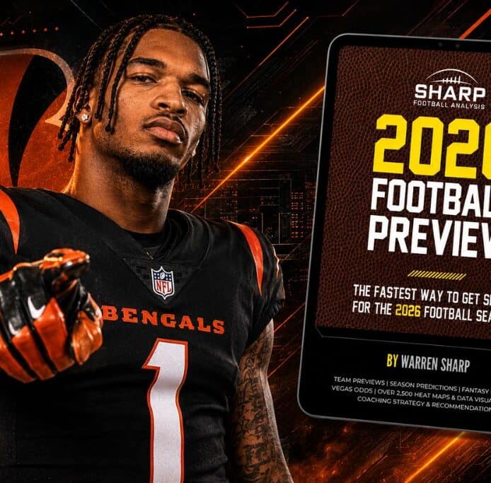 Bengals chapter from Warren Sharp's 2025 Preview Book