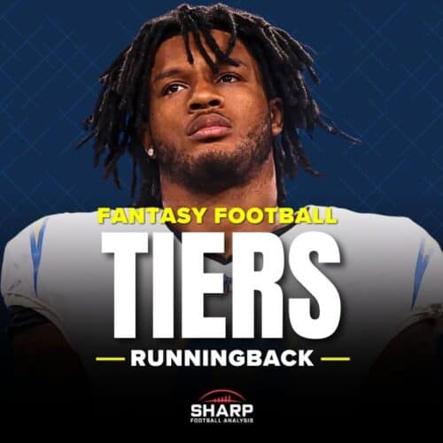 Chargers running back Omarion Hampton fantasy football 2026