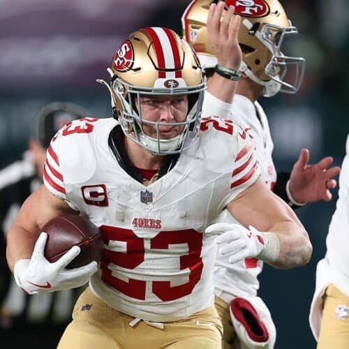Can Christian McCaffrey maintain his level of red-zone usage in 2026?