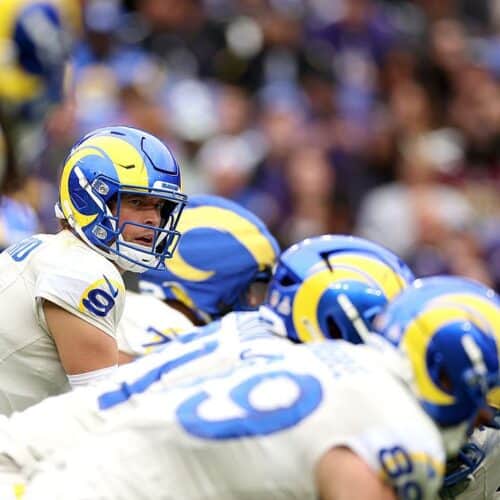 Matthew Stafford and the Rams utilized heavy personnel at a high rate in 2025.