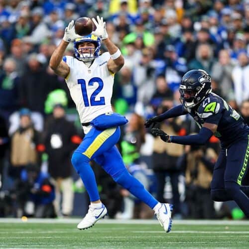 Puka Nacua will benefit from the Rams leading the league in scoring