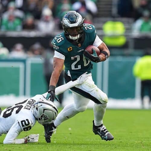 Saquon Barkley is undervalued in 2026 fantasy football drafts