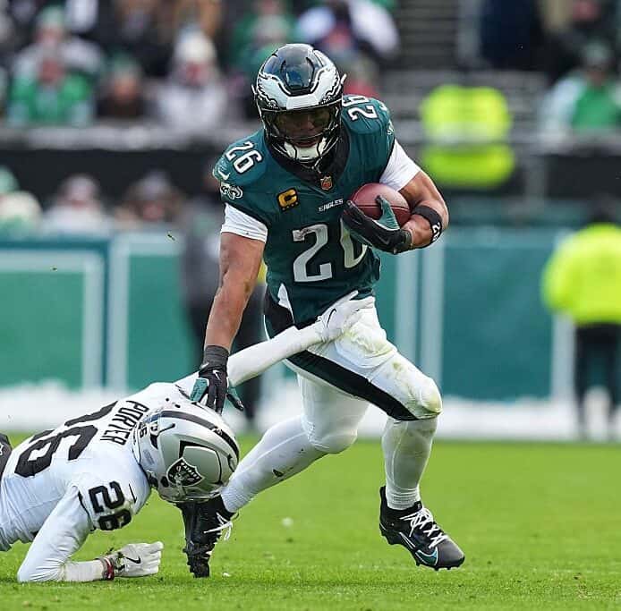 Saquon Barkley is undervalued in 2026 fantasy football drafts