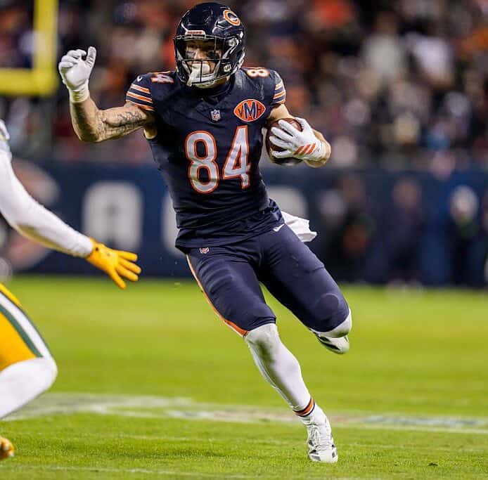 Why Colston Loveland will go over his receiving totals in 2026.