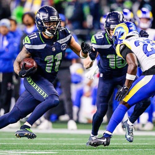 Why Jaxon Smith-Njigba will go under his receiving total in 2026.