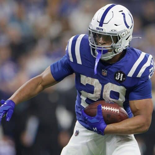 Why Jonathan Taylor will go under his rushing total in 2026.