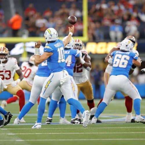 Why Justin Herbert could lead the league in passing in 2026.