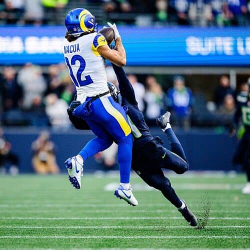 Why Puka Nacua can lead the league in receiving yards in 2026.