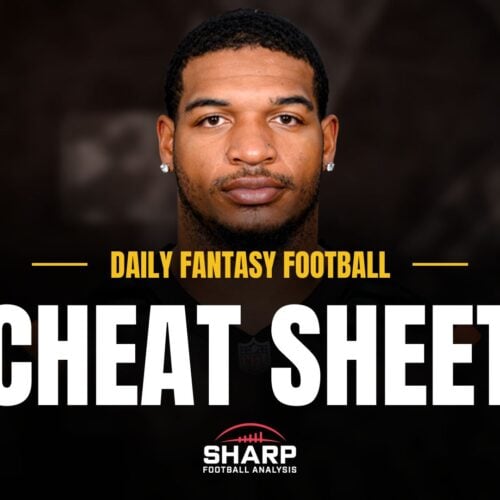Get Rich Hribar's weekly DFS picks.