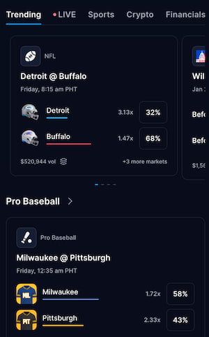 Crypto.com prediction markets