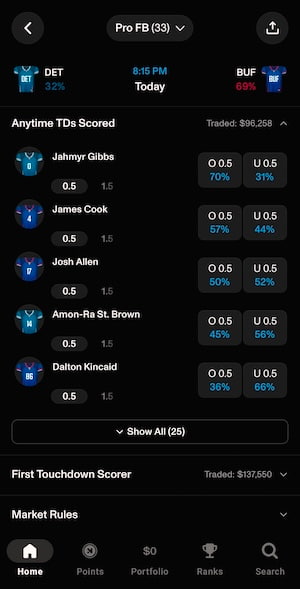 Novig prediction market