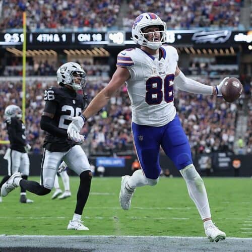 Dalton Kincaid will help the Bills go over their team total in Week 8