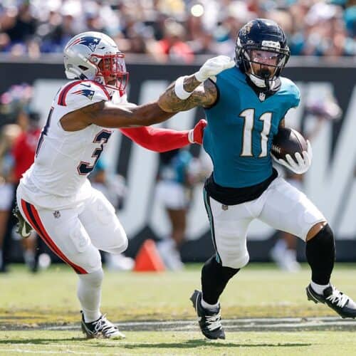 Bengals-Jaguars sets up as a great DFS stacking opportunity thanks to players like Parker Washington