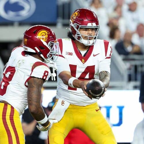 Jayden Maiava has a big game against Ohio State in Week 9.