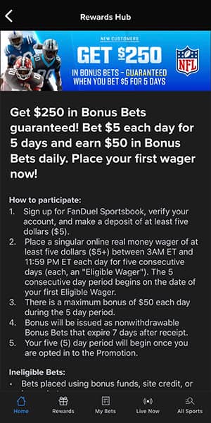 FanDuel Tennessee bonus