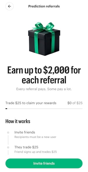 Kalshi referral bonus